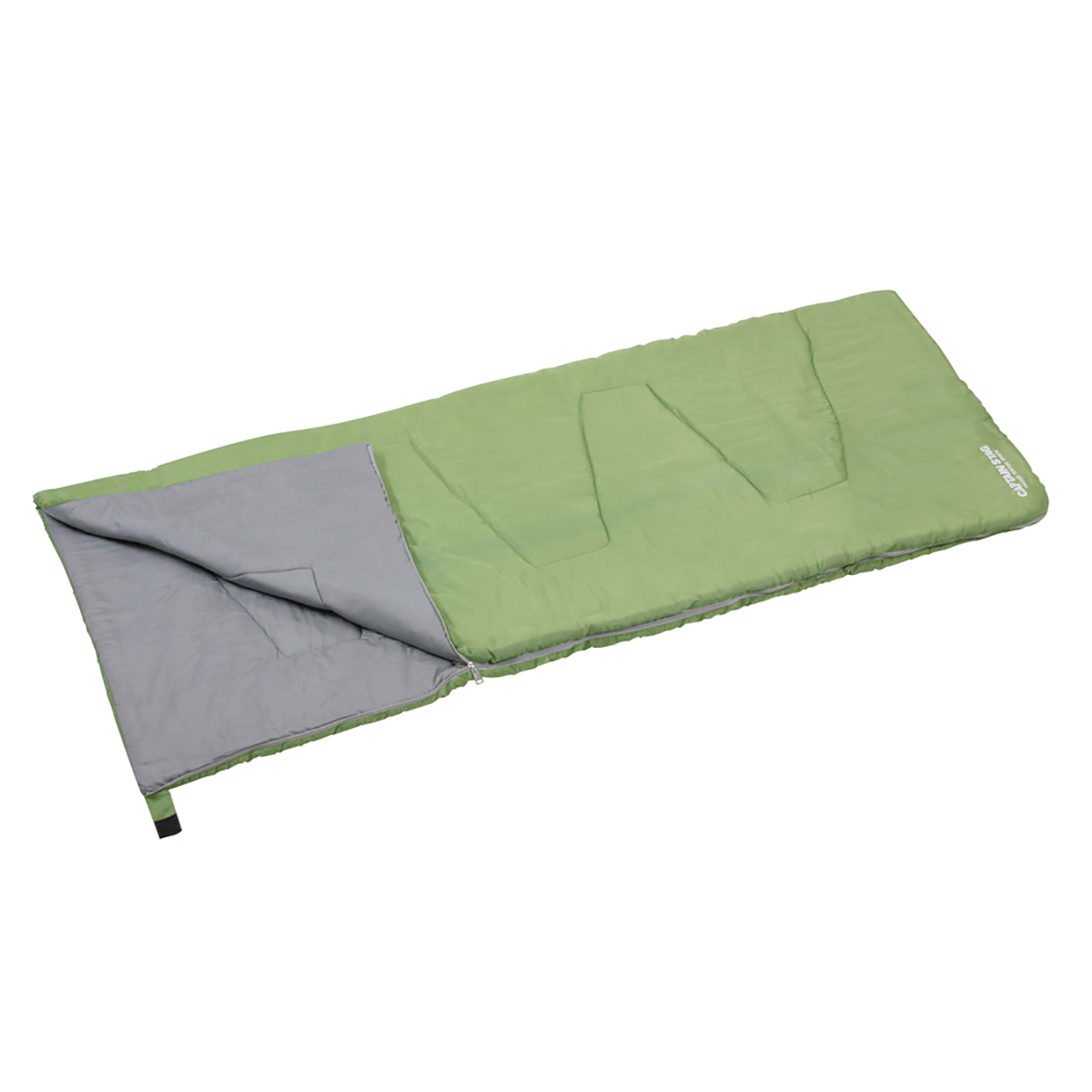 洗えるシュラフ(寝袋)800(グリーン) - アウトドア・キャンプ用品 