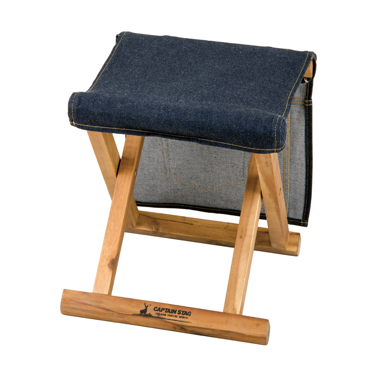 EDWIN コラボ　アウトドアチェアー　FDスツール　椅子　折り畳み椅子