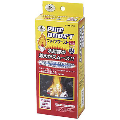 ファイアブーストパック着火剤25g 8個組(箱入) - アウトドア