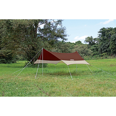 ワイルドロッキーUVカットシルバーリビングタープ240 - アウトドア・キャンプ用品 - キャプテンスタッグ