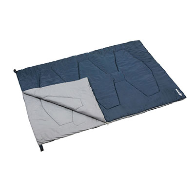 洗えるシュラフ(寝袋)2000〈ダブルサイズ〉 - アウトドア・キャンプ用品 - キャプテンスタッグ