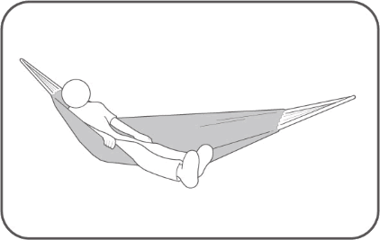 ハンモックの乗り方のコツ