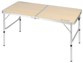 UC-516 ジャストサイズ ラウンジチェアで食事がしやすいテーブル 4~6人用(M)120×60cm セット