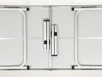 UC-516 ジャストサイズ ラウンジチェアで食事がしやすいテーブル 4~6人用(M)120×60cm 収納