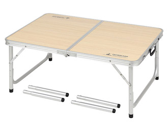 UC-517 ジャストサイズ ラウンジチェアで食事がしやすいテーブル 2~4人用(S)90×60cm high