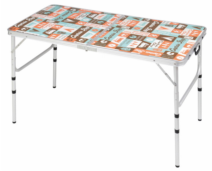 UC-531 レジャーロード アルミフォーウェイテーブル(アジャスター付)(M)120×60cm High
