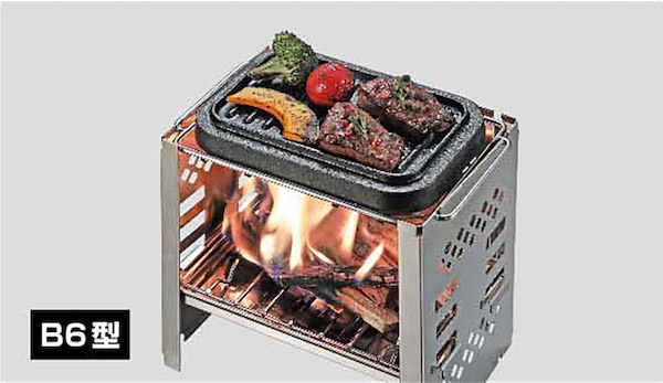 ふたの裏面が焼肉グリルになるイメージ
