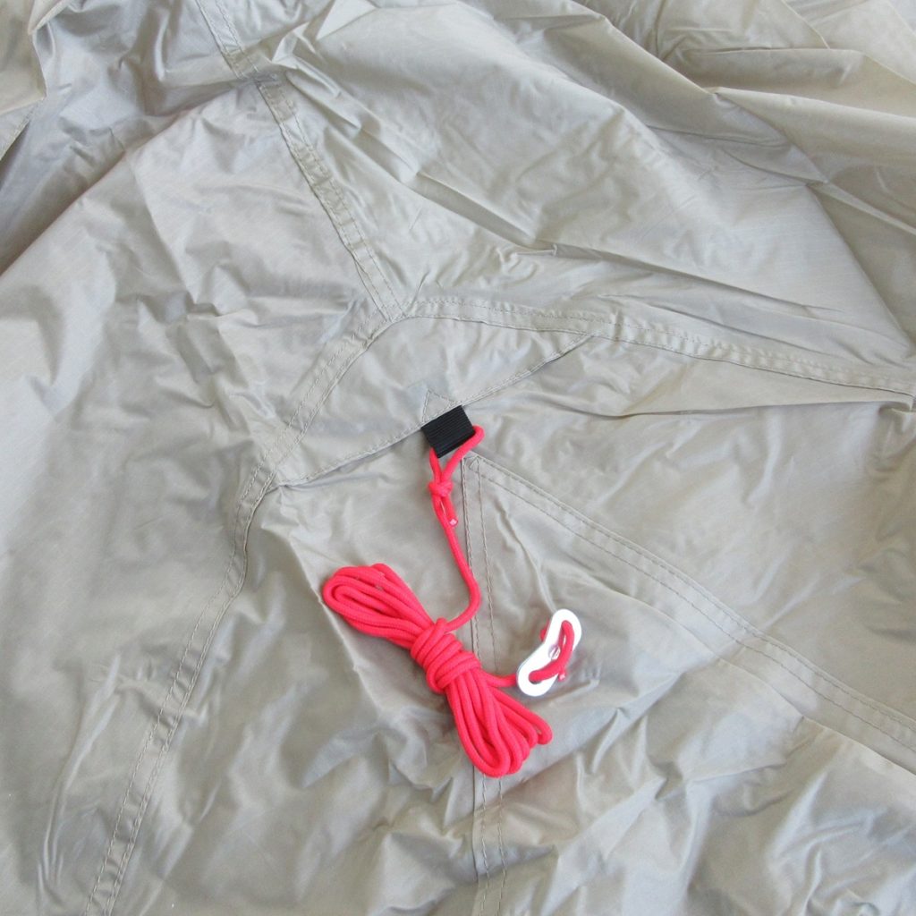 取り付け済みガイドロープ